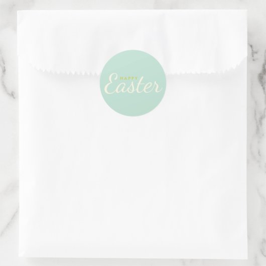 Happy Easter Mint Umschlag Aufkleber (Tasche)