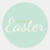 Happy Easter Mint Umschlag Aufkleber (Vorderseite)