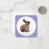 Happy Easter Mitteilungskarte (Vorderseite/Rückseite Beispiel)