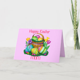 Happy Easter Mom Card Feiertagskarte
