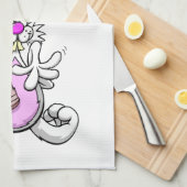 Happy Easter Mommy Kitchen Handtuch (Viertel Falte)