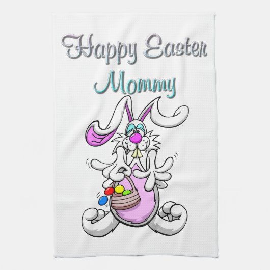 Happy Easter Mommy Kitchen Handtuch (Vertikal)
