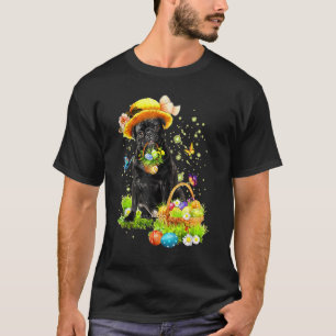 Happy Easter Mops Hund Happy Ostereier Ostertag T-Shirt