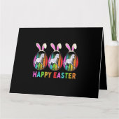 Happy Easter Niedlich Bunny Horse Bauer Lover Karte (Vorderseite)