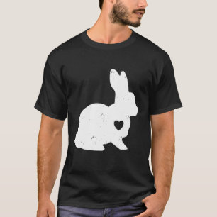 Happy Easter Niedliche Rabbit Womens Girls Kinder T-Shirt