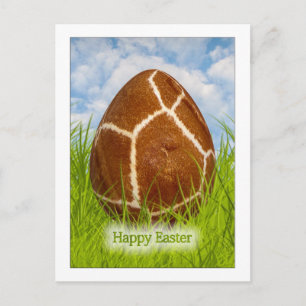 Happy Easter - Ostereier - Giraffe Skin Foto Feiertagspostkarte