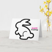 Happy Easter Ostern Karte (Gelbe Blume)