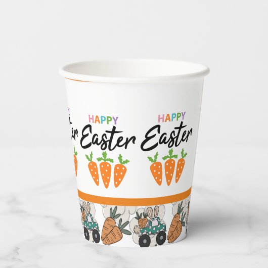 Happy Easter  Pappbecher (Rückseite)