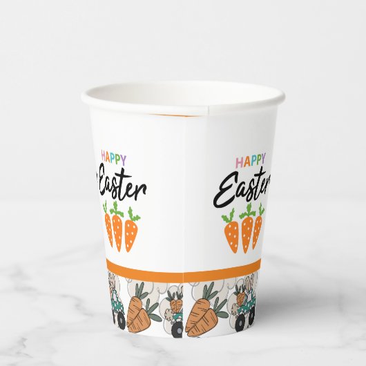 Happy Easter  Pappbecher (Rechts)