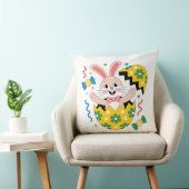 Happy Easter Party Bunny Popping Out of Egg  Kissen (Stuhl )