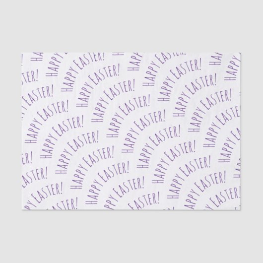 Happy Easter Pattern Seidenpapier (Vorderseite)