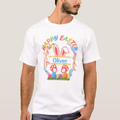 Happy Easter Personalized T-Shirt (Vorderseite)