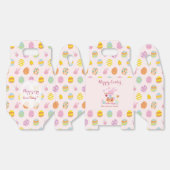 Happy Easter Pink Bunny Garden Egg Jagd Name Geschenkschachtel (Ungeklappt)