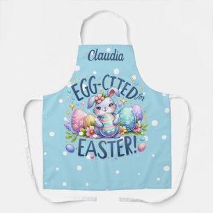 Happy Easter Polka Dot Oaster Bunnies Schürze