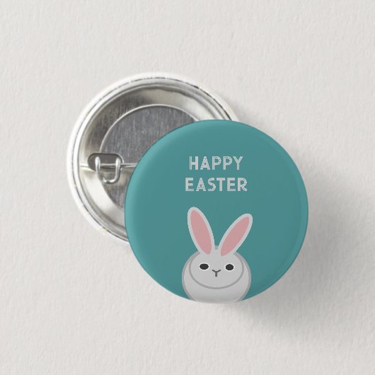 Happy Easter Postcard Button (Vorne & Hinten)