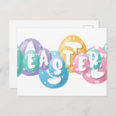 Happy  Easter Postcard Postkarte (Vorne/Hinten)