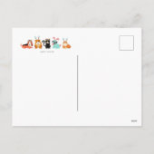 Happy Easter Pub Hund Postkarte (Rückseite)