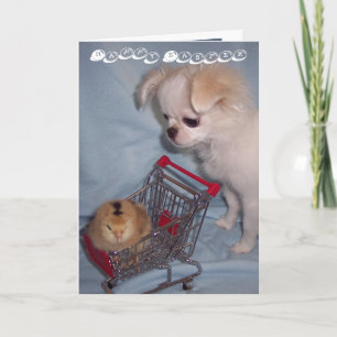 Happy Easter Puppy Card Feiertagskarte