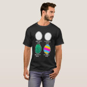 Happy Easter Rabbit Egg Dragon Turtle Chicken Egg T-Shirt (Vorne ganz)