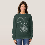 Happy Easter Rabbit Sweatshirt (Vorne ganz)