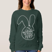 Happy Easter Rabbit Sweatshirt (Vorderseite)