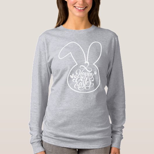 Happy Easter Rabbit T-Shirt (Vorderseite)