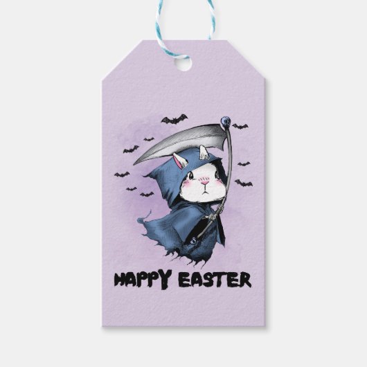 Happy Easter Reaper Bunny  Geschenkanhänger (Vorderseite)