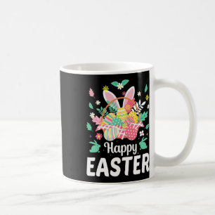 Happy Easter Redewendungen Ei Bunny Floral Geschen Kaffeetasse