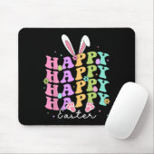 Happy Easter Redewendungen Ei Groovy Bunny Rabbit  Mousepad (Mit Mouse)