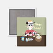 Happy Easter refrigerator magnet (Vorderseite/Rückseite)