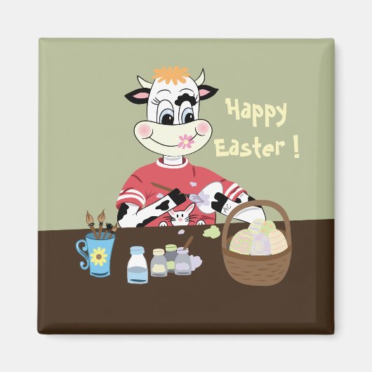 Happy Easter refrigerator magnet (Vorne)
