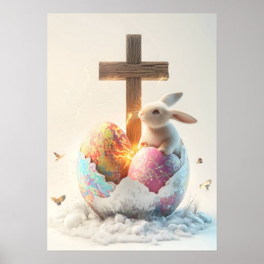 Happy Easter Resurrecrection Poster (Vorne)