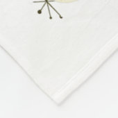 Happy Easter Retro Mitte Jahrhundert Moderner Stil Fleecedecke (Ecke)