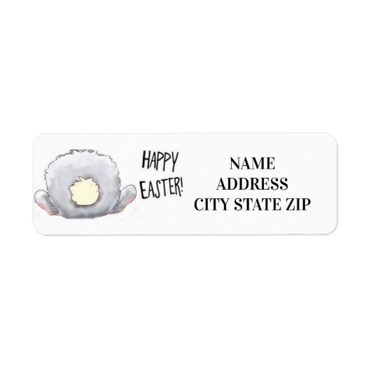 ** HAPPY EASTER** RÜCKKEHR-ADRESSE (Vorne)