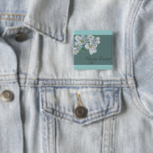 Happy Easter Spring Beauty Wildblume Button (Beispiel)