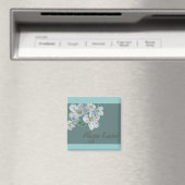 Happy Easter Spring Beauty Wildblume Magnet (In Situ (Geschirrspüler))