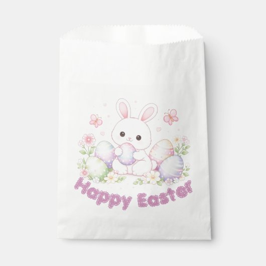 Happy Easter Spring Design - Cute Easter Bunny  Geschenktütchen (Vorderseite)