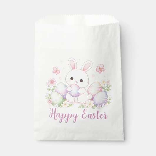 Happy Easter Spring Design - Cute Easter Bunny  Geschenktütchen (Vorderseite)