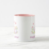 Happy Easter Spring Design - Cute Easter Bunny Tasse (Zentrum)