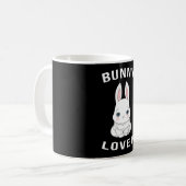Happy Easter Spring Egg Bunny Lover Funny Gift Kaffeetasse (Vorderseite Links)