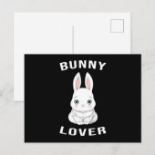 Happy Easter Spring Egg Bunny Lover Funny Gift Postkarte (Vorne/Hinten)