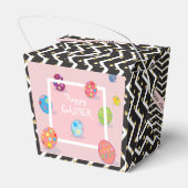 Happy Easter Spring Holiday niedlicher Hasen Egg H Geschenkschachtel (Rückseite)