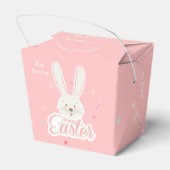 Happy Easter Spring Holiday niedlicher Hasen Egg H Geschenkschachtel (Rückseite)