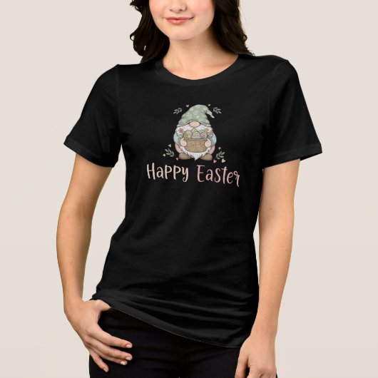 Happy Easter, Spring Holiday  Tri-Blend Shirt (Vorderseite)
