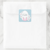 Happy Easter Square Sticker (Tasche)
