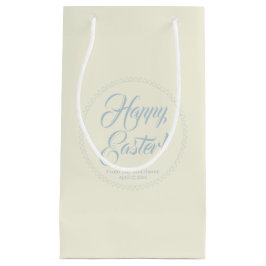 Happy Easter stausty blue creme benutzerdefinierte Kleine Geschenktüte