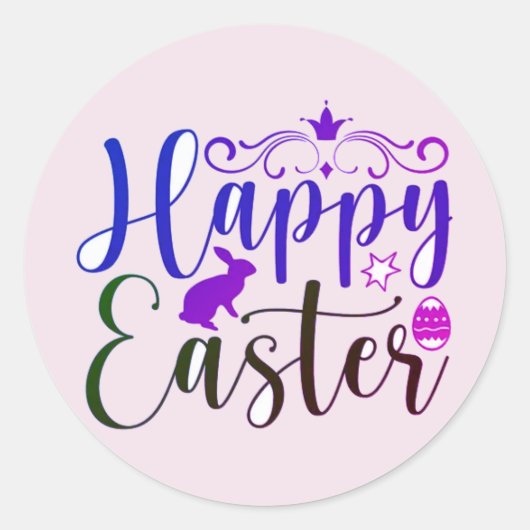 Happy Easter stickers or seals (Vorderseite)