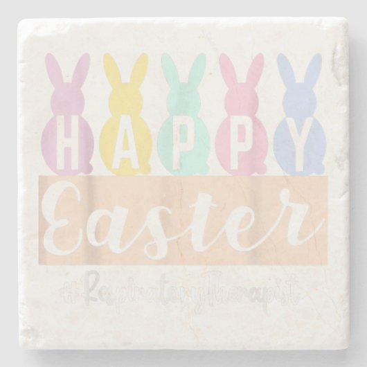 Happy Easter Stone Untersetzer| Lover Stone Unters Steinuntersetzer (Vorderseite)