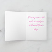 HAPPY EASTER SWAN card Feiertagskarte (Innenseite)