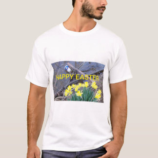 HAPPY EASTER T SHIRT BLUME